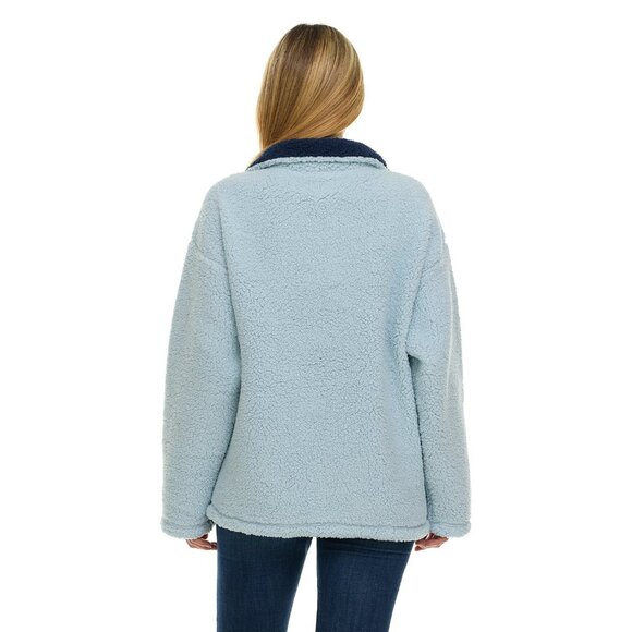 Peanuts Snoopy Sherpa Quarter-Zip Pullover - Picture 3 of 3